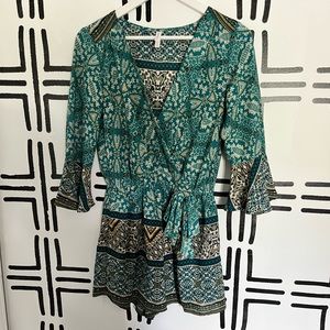 Super cute wrap romper